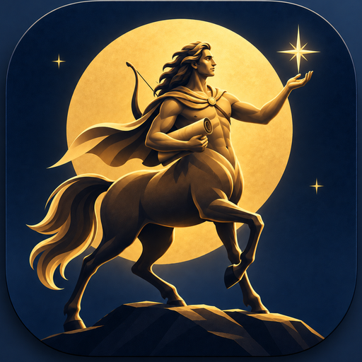 The Chiron logo, a centaur